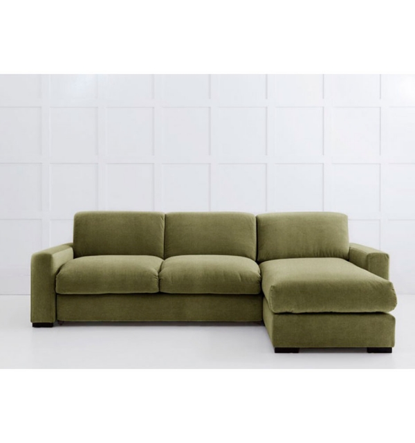 Угловой диван Генри зеленый