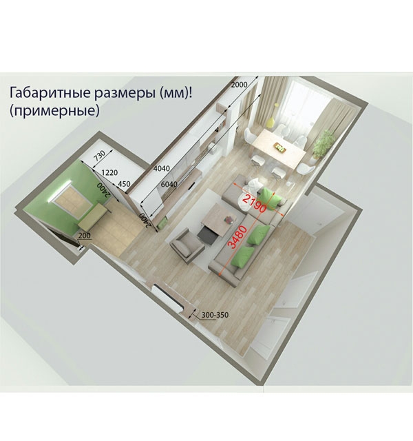 дизайн-проект дивана