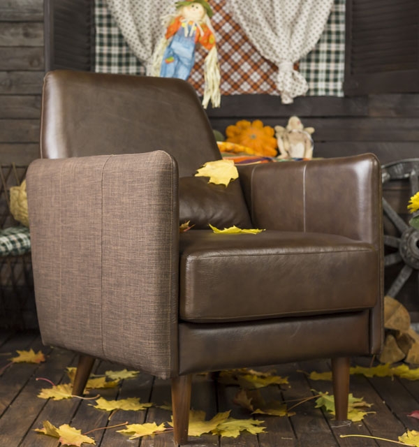 Кожаное кресло Парлур