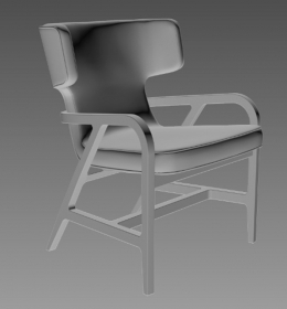 3d модель кресла Bright