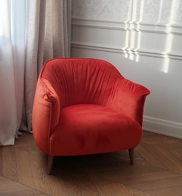 Кресло Арчи на деревянных ножках