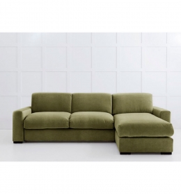 Угловой диван Генри зеленый