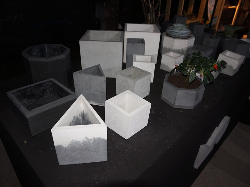Бетонные предметы интерьера от МО