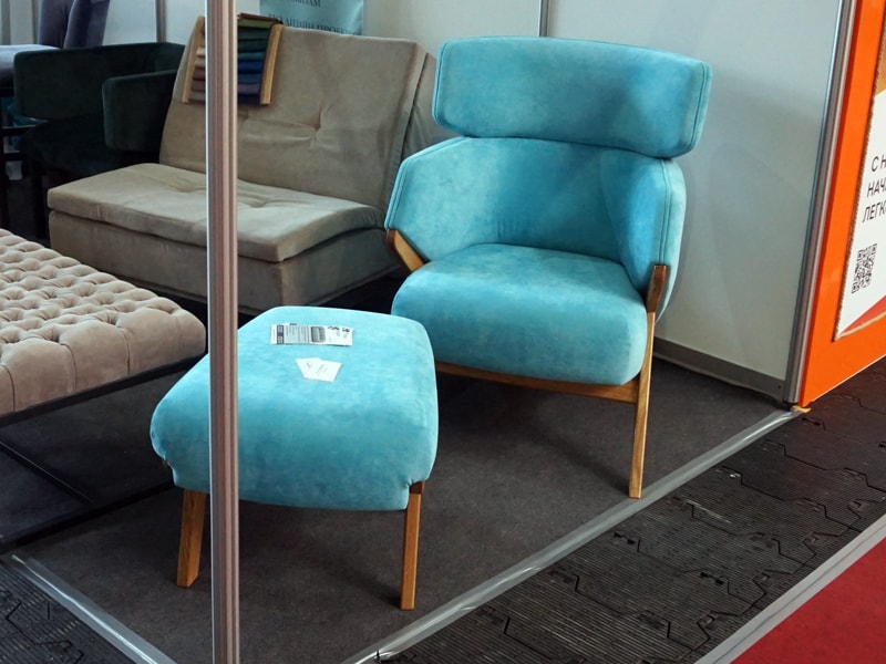 Cordial Chair and Pouf by #Studiofurnitureminsk