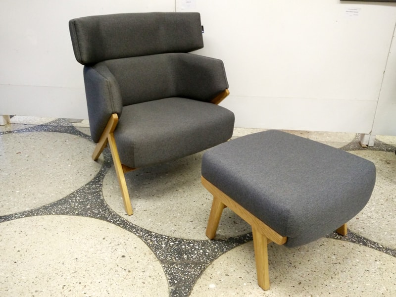 Кресло и пуф из коллекции Cordial