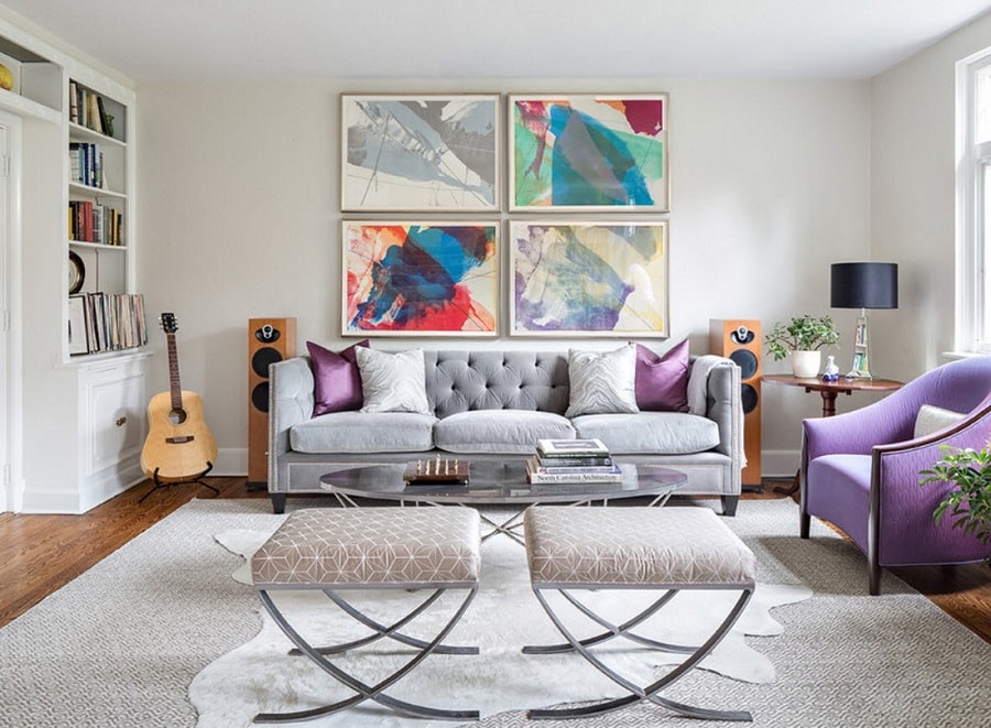 Интерьер жилой комнаты.